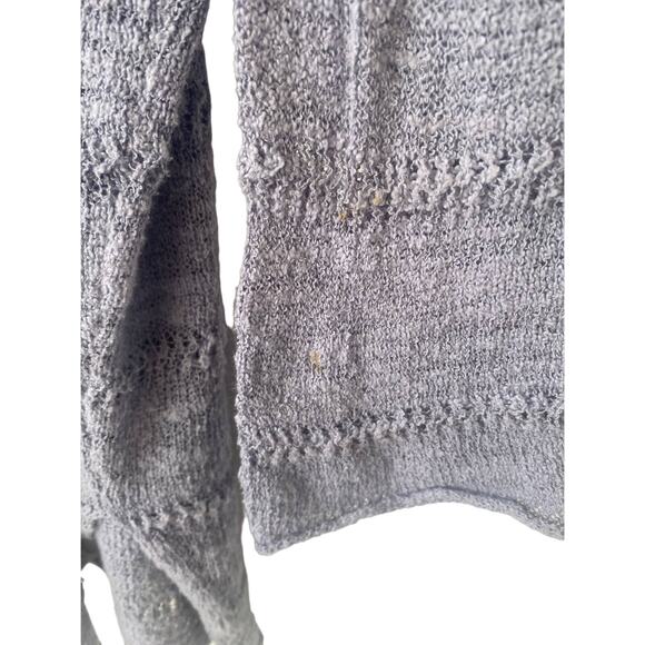 LOU & GREY KNIT OVERSIZED BLUE SWEATER SIZE SMALL - Picture 4 of 7